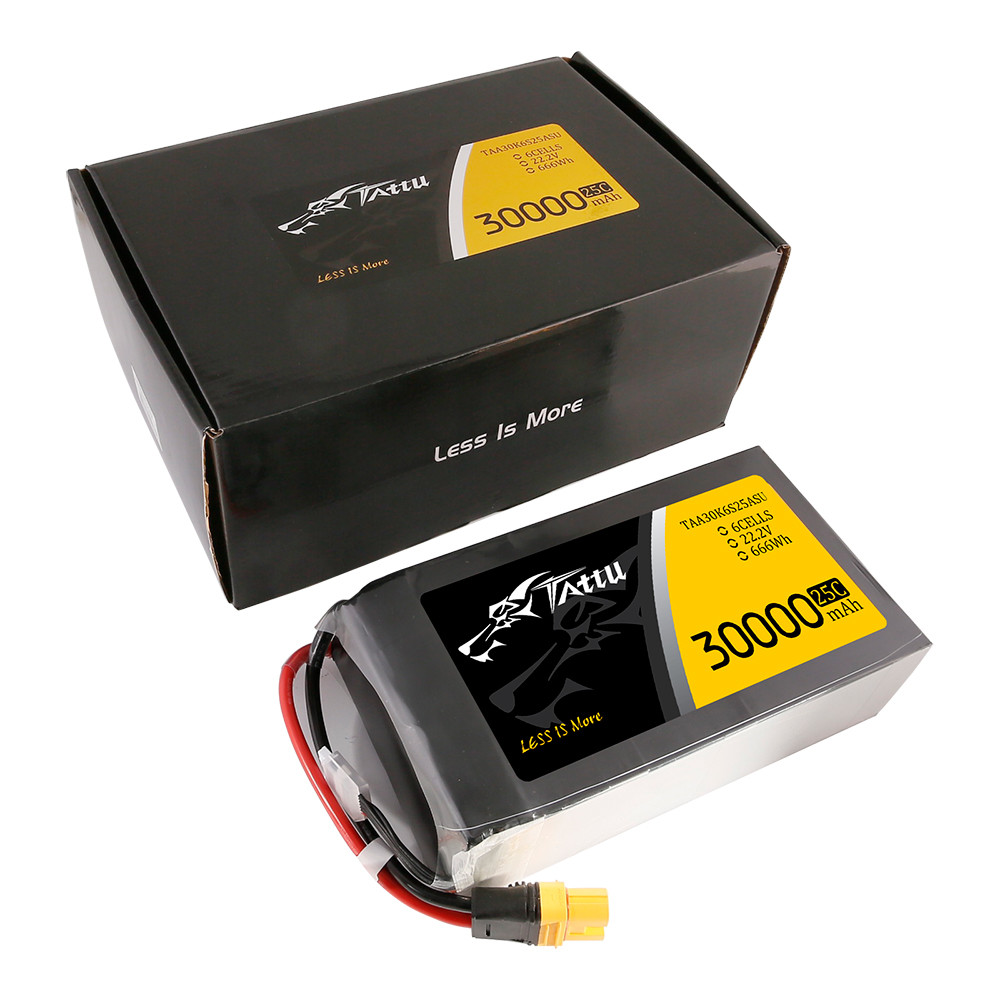 Tattu G-Tech 30000mAh 6S 22.2V 25C Lipo Battery Pack with AS150U-F Plug - 图片 5