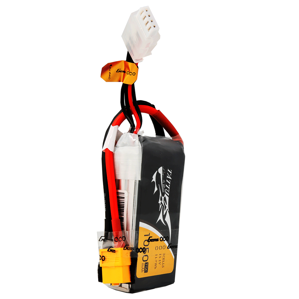 Tattu 1050mAh 3S 75C 11.1V Lipo Battery Pack with XT60 Plug - Image 3