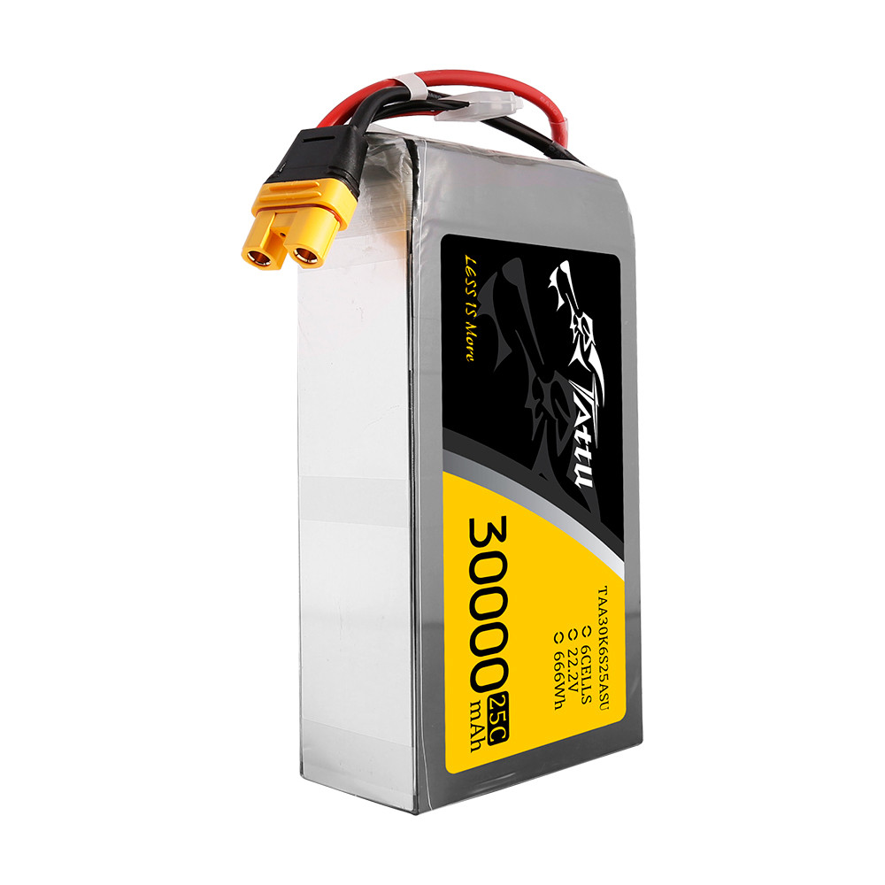 Tattu G-Tech 30000mAh 6S 22.2V 25C Lipo Battery Pack with AS150U-F Plug - 图片 4