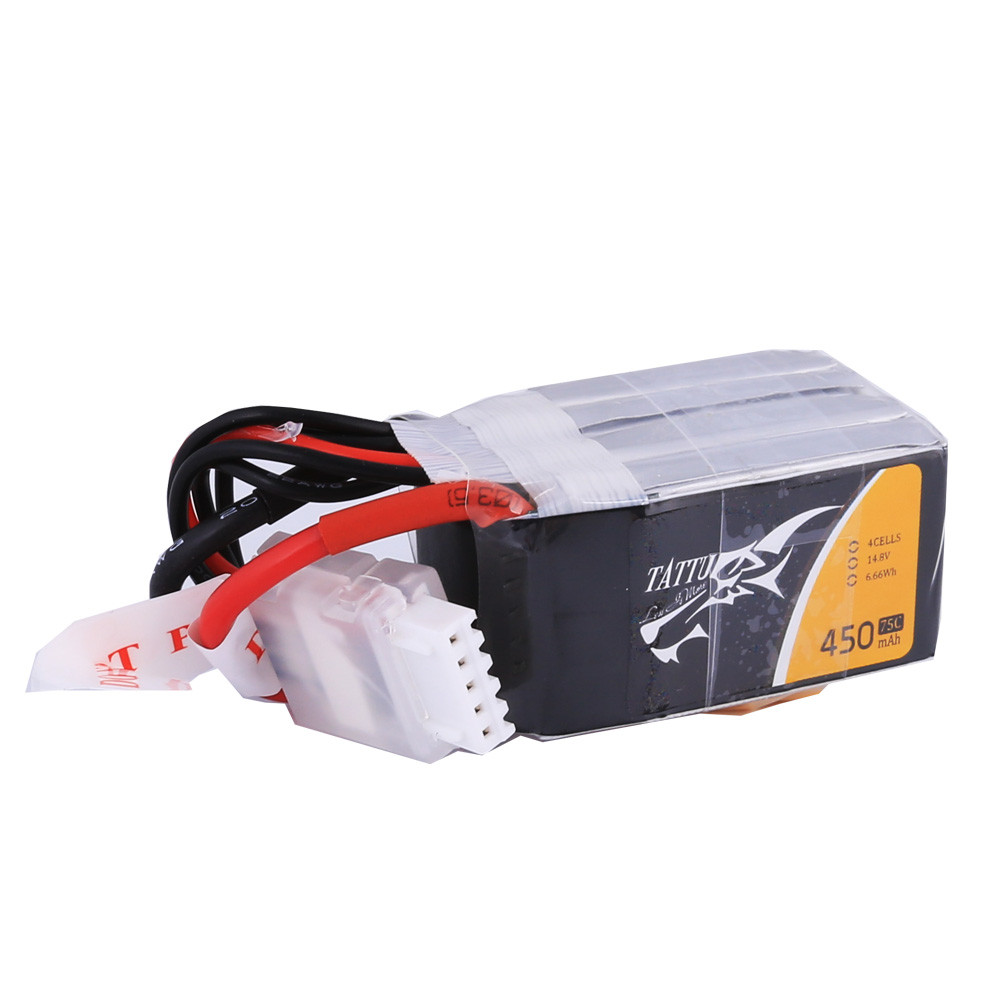 Tattu 450mAh 4S 75C 14.8V Lipo Battery Pack with XT30 Plug - Image 2