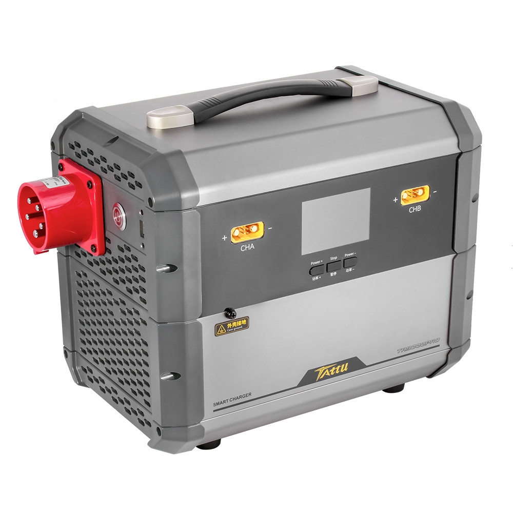 Tattu 9000W Pro Upgraded Dual Smart Charger 120A/9000W for 12S-18S Smart Battery